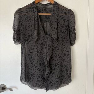 Aritzia Sheer Blouse S